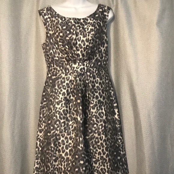 Kate Spade Like New Animal Print Dress Size 6 - Picture 2 of 12